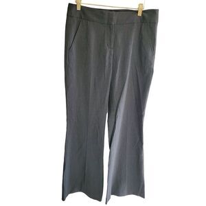 BCBGMAXAZRIA GREY MIDRISE WIDELEG‎ PANTS Womans Career 6 Business Casual Office